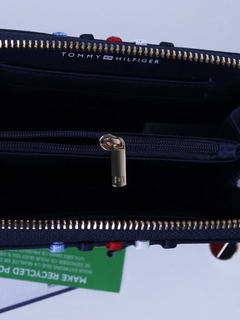 Tommy Hilfiger Poppy Large ZA‎ Corp Wallet - Navy Blue - New with Tags